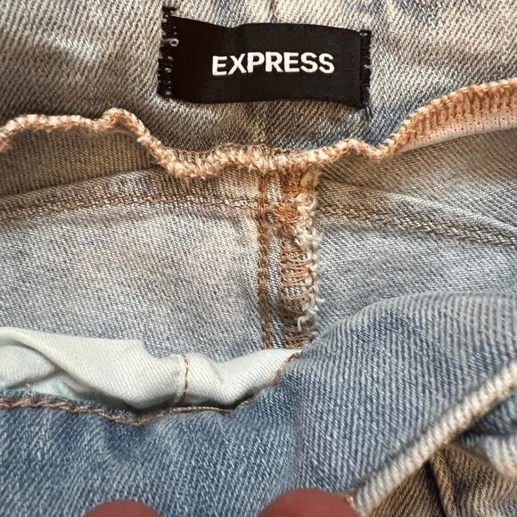 Express 70s flare light wash jeans - Picture 4 of 8